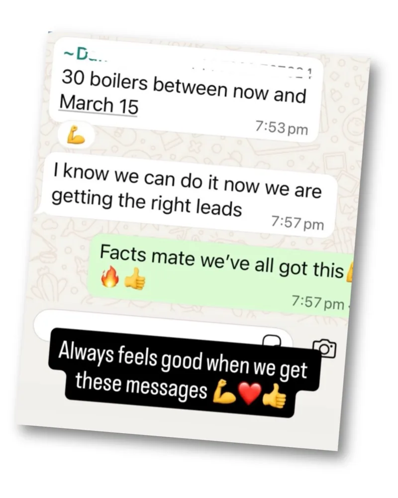 30 boilers in one month