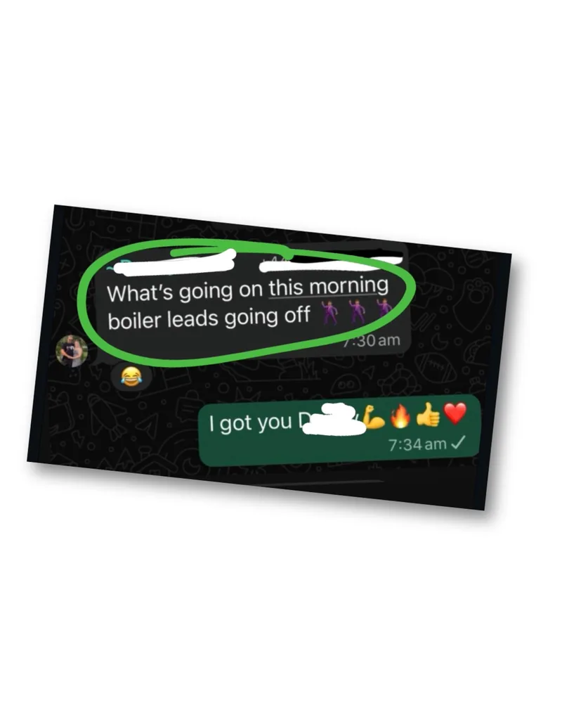 Leads going off this morning!